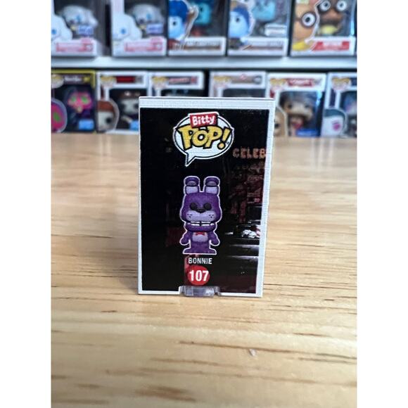 BITTY Bonnie the Rabbit Five Nights Freddy's Funko Pop #107 5NAF Horror 5 Games - Picture 2 of 6